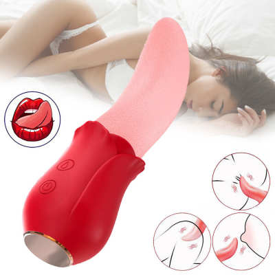 Realistic Licking Tongue Rose Vibrators for Women Shop kitchen home