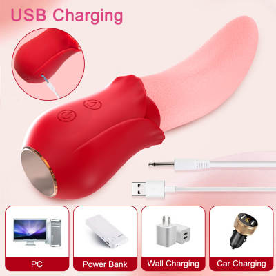 Realistic Licking Tongue Rose Vibrators for Women Shop kitchen home