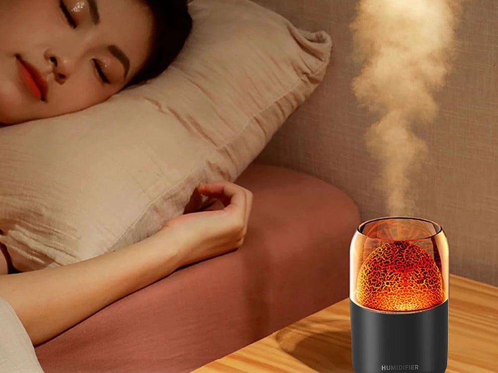 Aromatherapy LED air humidifier diffuser