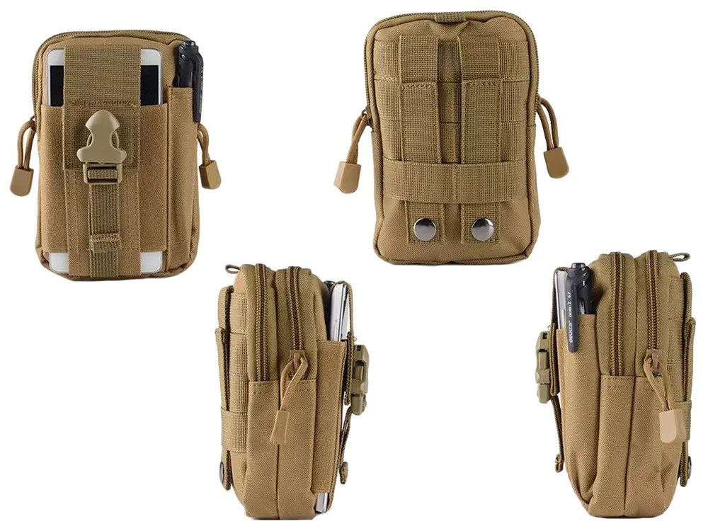 Military tactical Molle waist bag men