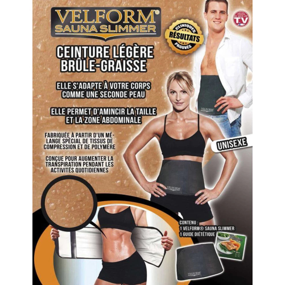 Sauna-style slimming belt