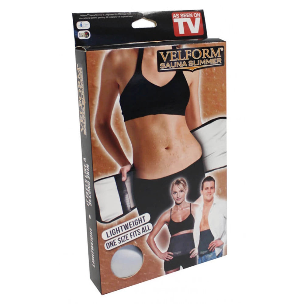 Sauna-style slimming belt
