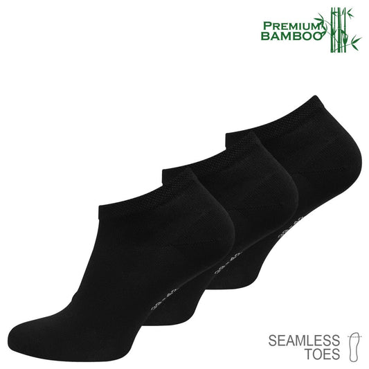 Unisex BAMBOO sneaker socks SUPER SOFT, 3 pack
