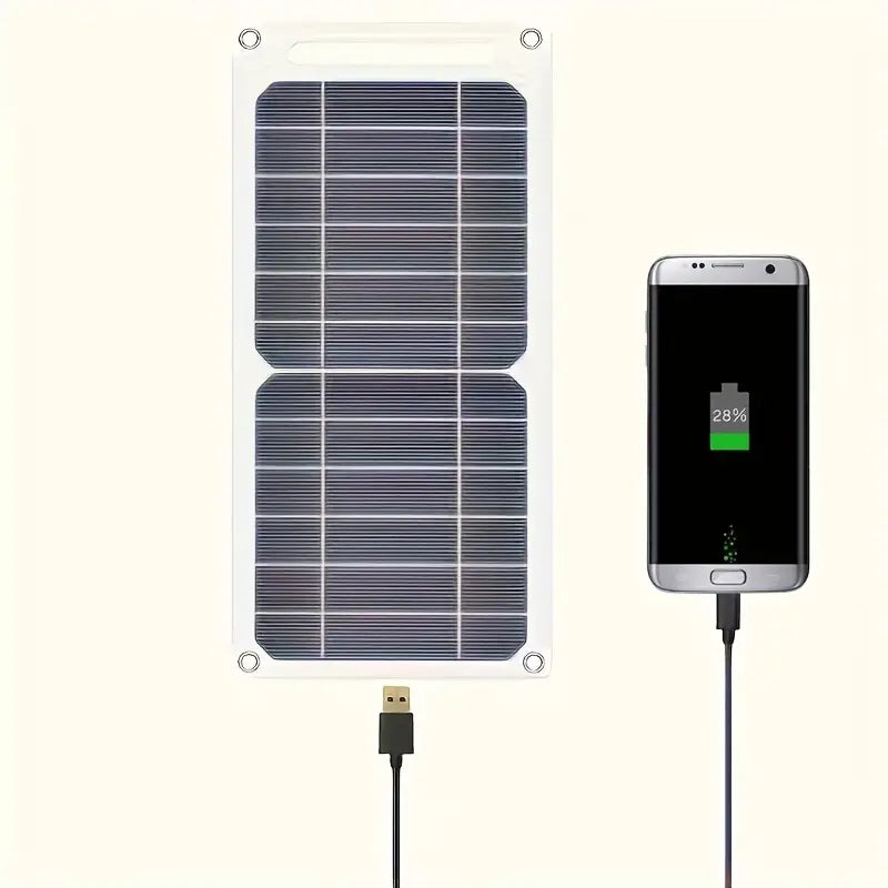 Portable outdoor solar USB charger
