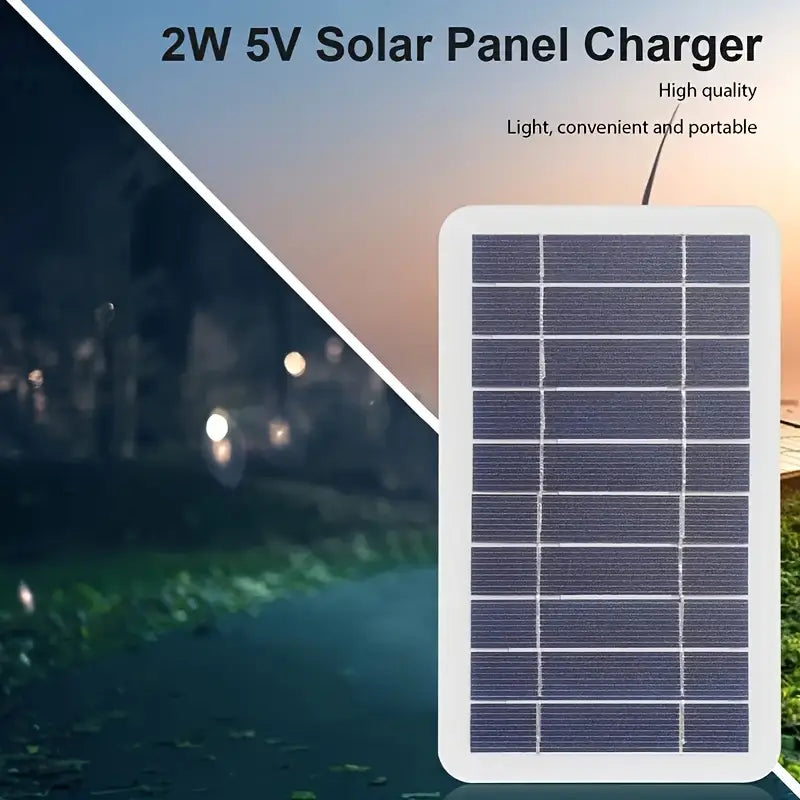 Portable outdoor solar USB charger