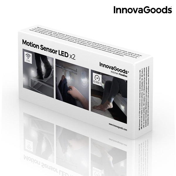 InnovaGoods Motion Sensor LED (Pack of 2) Shop kitchen home