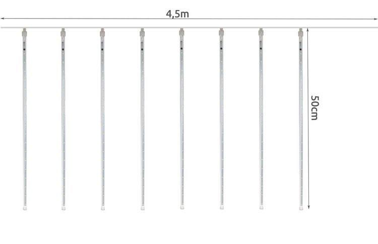 Lamps 36LED - meteors 50cm-8 pcs - warm white 7V Shop kitchen home