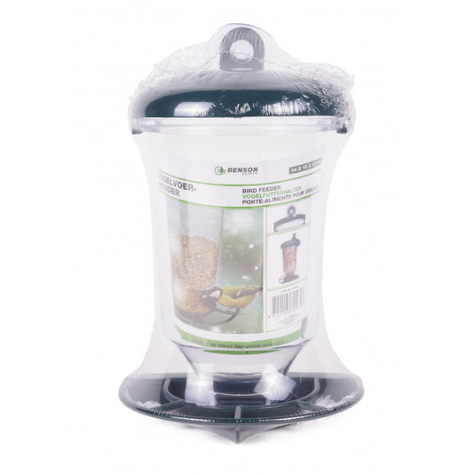 Bird feeder with suction cup 14 x 10.5 x 22.5 cm