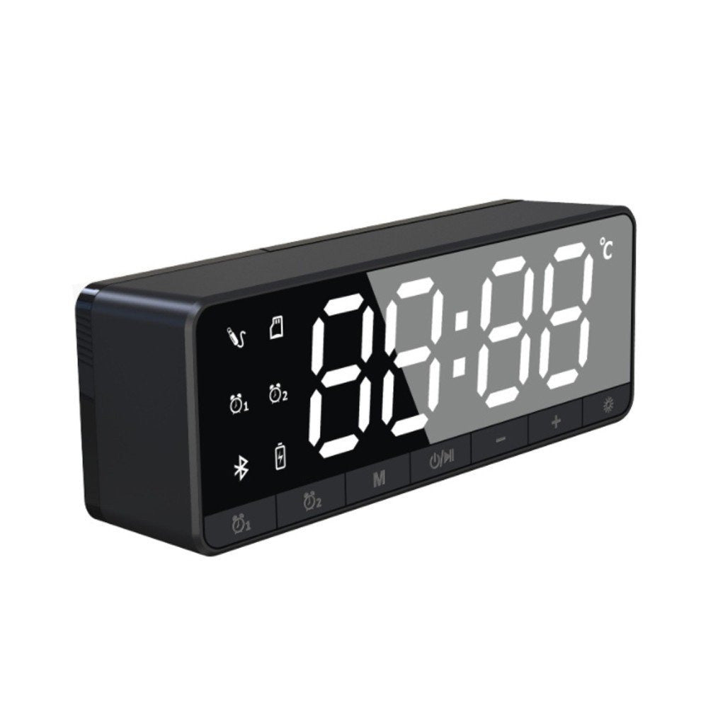 Bluetooth Digital Alarm Clock - Black Shop kitchen home