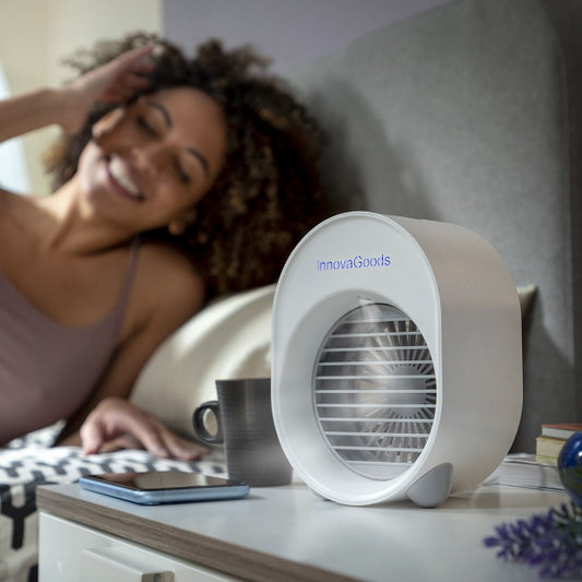 MINI ULTRASOUND AIR COOLER-HUMIDIFIER WITH LED KOOLIZER INNOVAGOODS