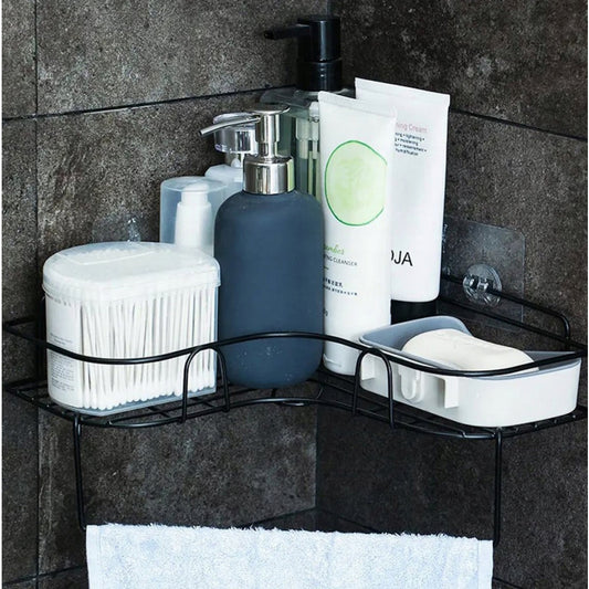 CORNER BATHROOM SHELF, ORGANIZER FOR ACCESSORIES