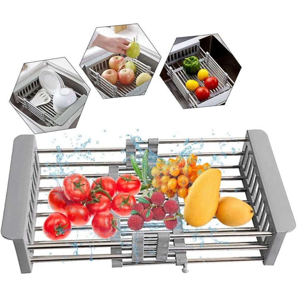 DRAINER FOR SINK FOR VEGETABLE DISHES DRYING BASKE Shop kitchen home