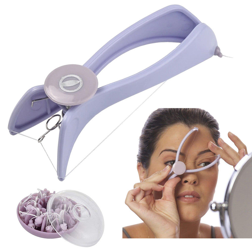 Hair epilator with facial hair removal