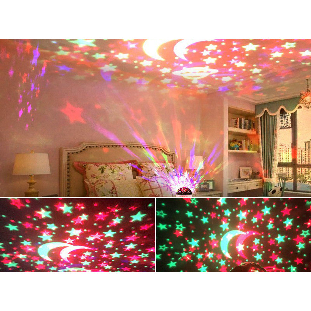 Star projector sky night light star led