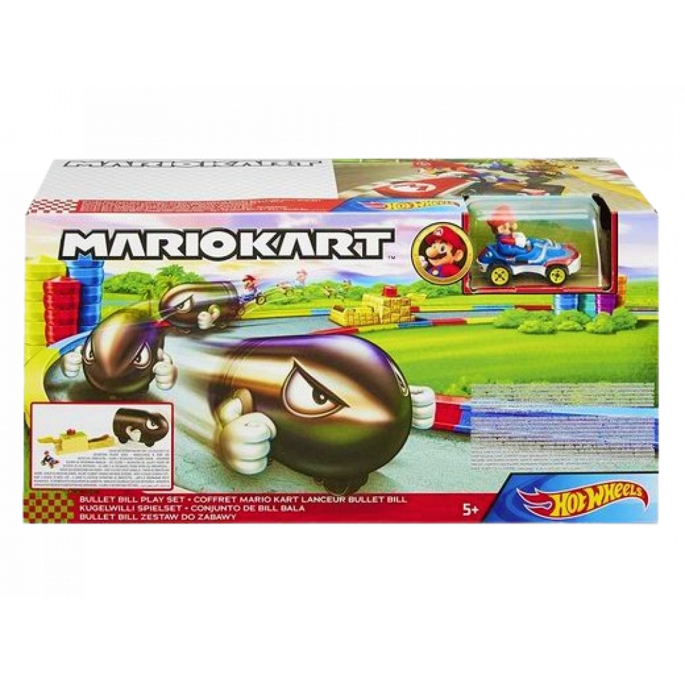 Hotwheels Nintendo Mario Kart Game Set 38x19x Shop kitchen home