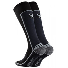 Compression sports socks, black-gray