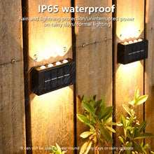 Solar Wall Lamp Outdoor Waterproof Up and Down Luminous Lighting for Garden