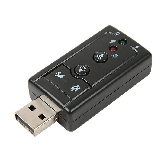 usb sound card 7.1 microphone jack headphones