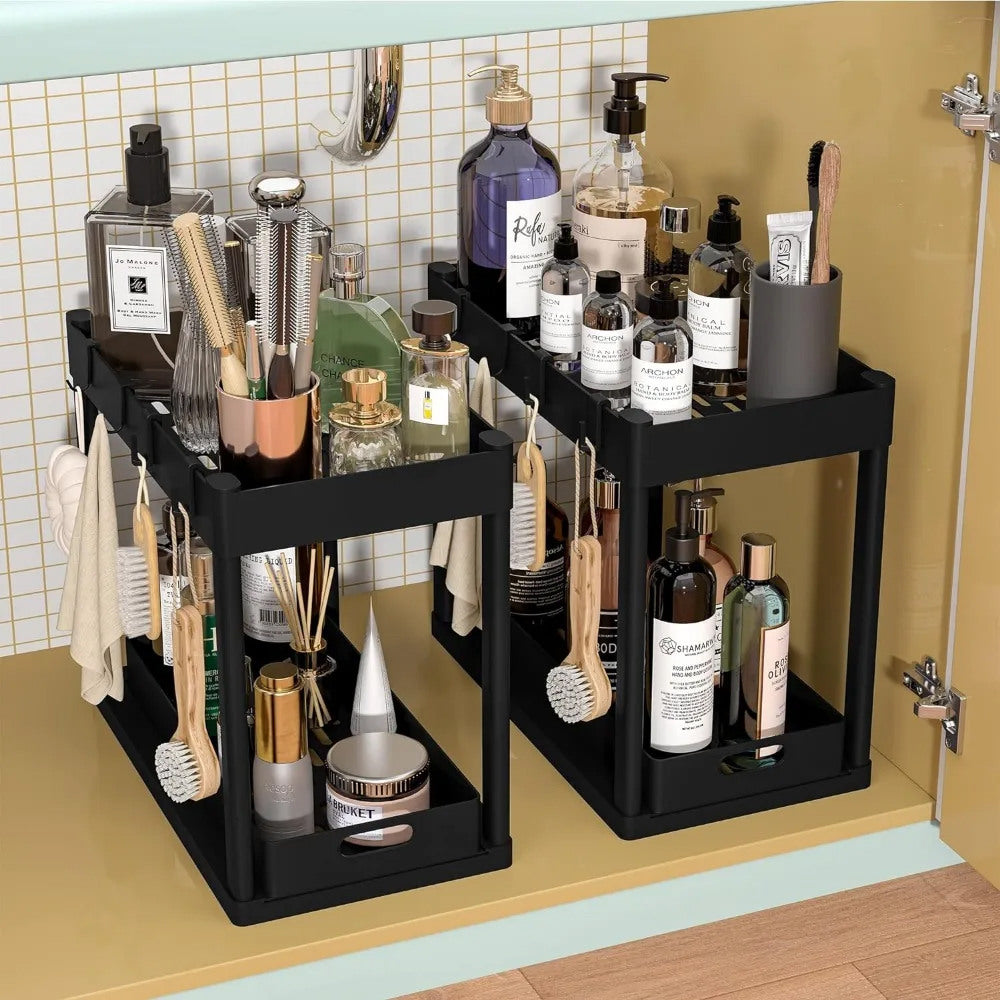 2-level organizer stand that can be placed under tabel