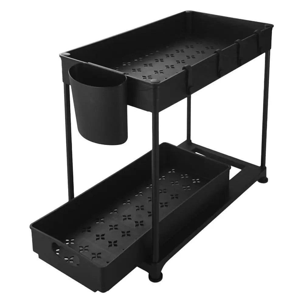 2-level organizer stand that can be placed under tabel