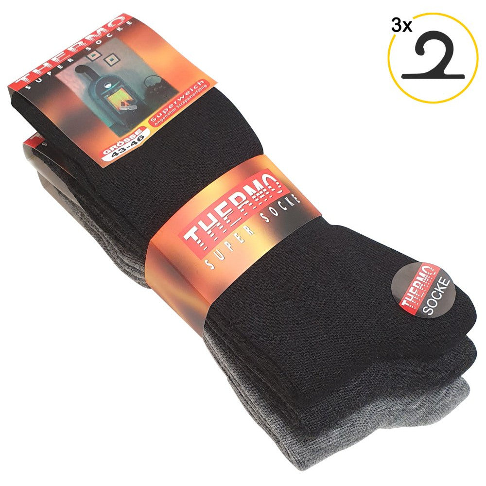 Men's full terry THERMO socks with a soft wais Shop kitchen home