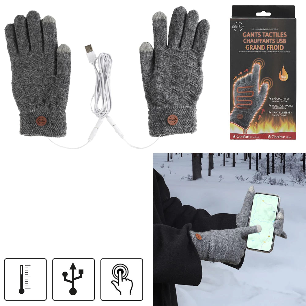 Usb heated gloves