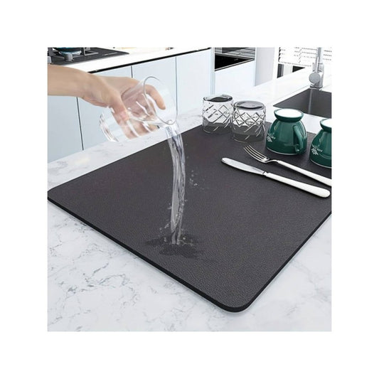 WATER-ABSORBING MAT for drying dishes