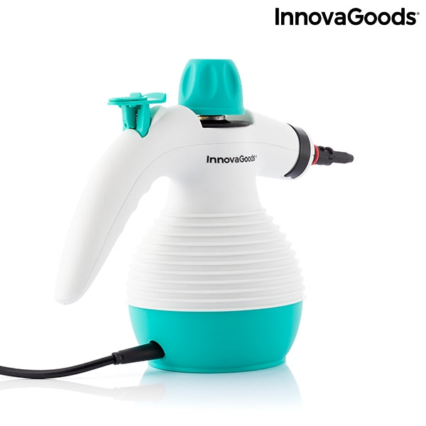 MULTI-PURPOSE, 9-IN-1 HAND-HELD STEAMER WITH ACCESSORIES STEANY INNOVAGOODS 0,35 L 3 BAR 1000W
