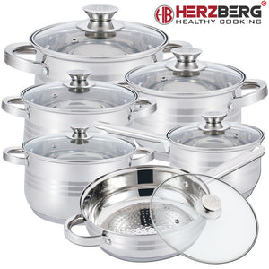 Herzberg  12-Piece Cookware Set