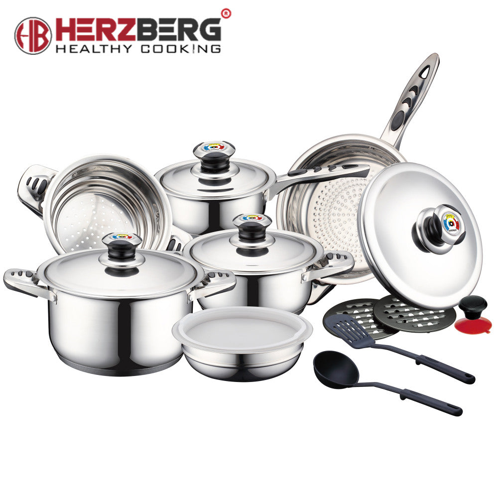 Herzberg 16-piece cookware set
