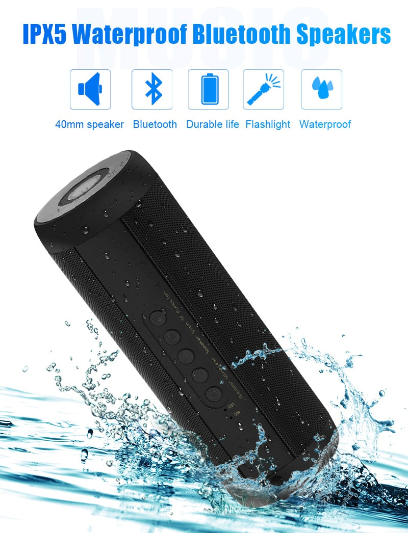 T2 Wireless Bluetooth Best Waterproof Portable Outdoor Shop kitchen home