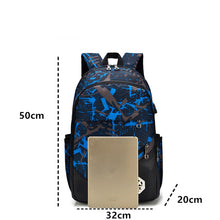 USB Male Backpacks Large Backpack for Men Shoulder Bag