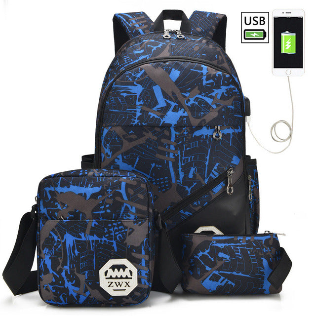 USB Male Backpacks Large Backpack for Men Shoulder Bag Shop kitchen home