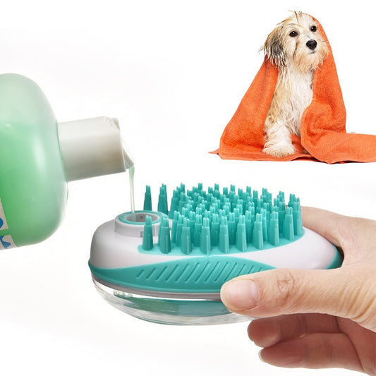 Pet Dog Bath Brush Comb Pet SPA Massage Brush Soft Shop kitchen home
