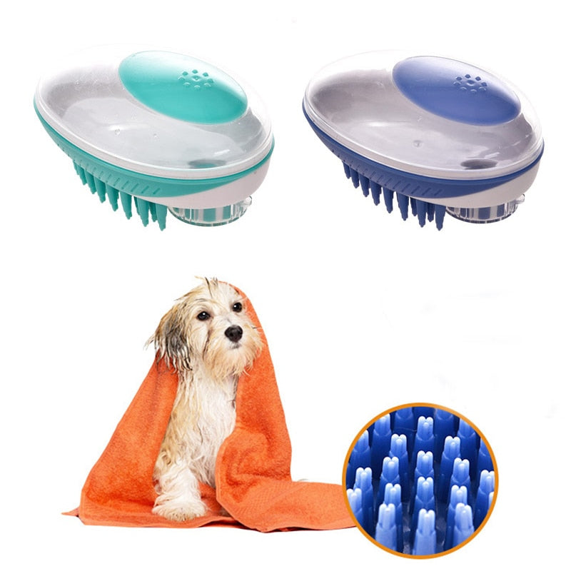 Pet Dog Bath Brush Comb Pet SPA Massage Brush Soft