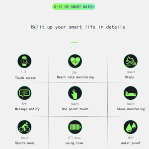 Sport Smart Watch Men Women 116 Plus Smartwatch Waterproof Fitness Tracker
