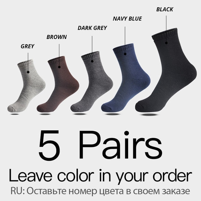 Thick Socks Black Autumn Winter For Male Thermal Shop kitchen home