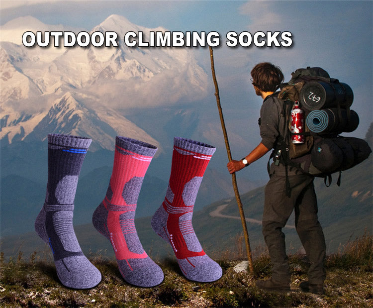 Thermal Sports Socks Moisture Absorption Climbing Skiing Anti-Slip Shop kitchen home