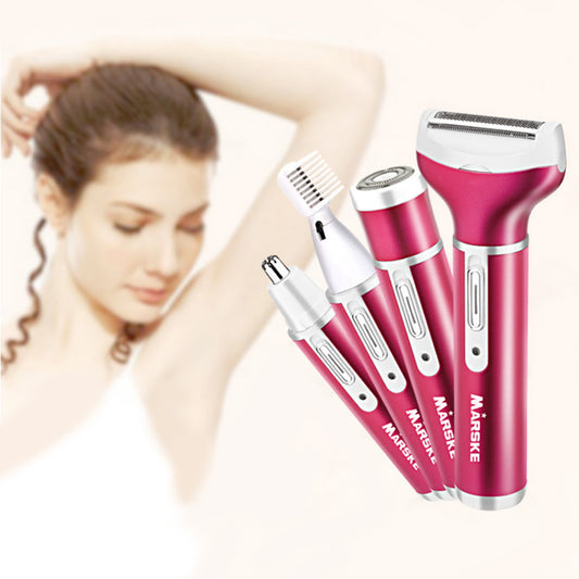 4 In 1 Rechargeable USB Epilator Hair Removal Nose Beard Shop kitchen home