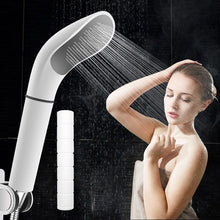 White Shower Bath Head Stream Handheld Shower Head