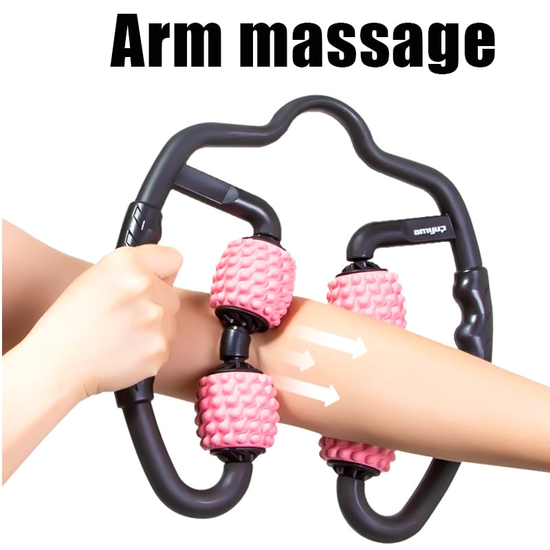 U Shape Trigger Point Massage Roller for Arm Leg Shop kitchen home