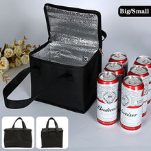 Portable Lunch Cooler Bag Folding Insulation Picnic Ice Pack Food