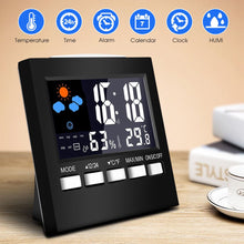 HOT-LCD Digital Hygrometer Thermometer Temperature Humidity Clock