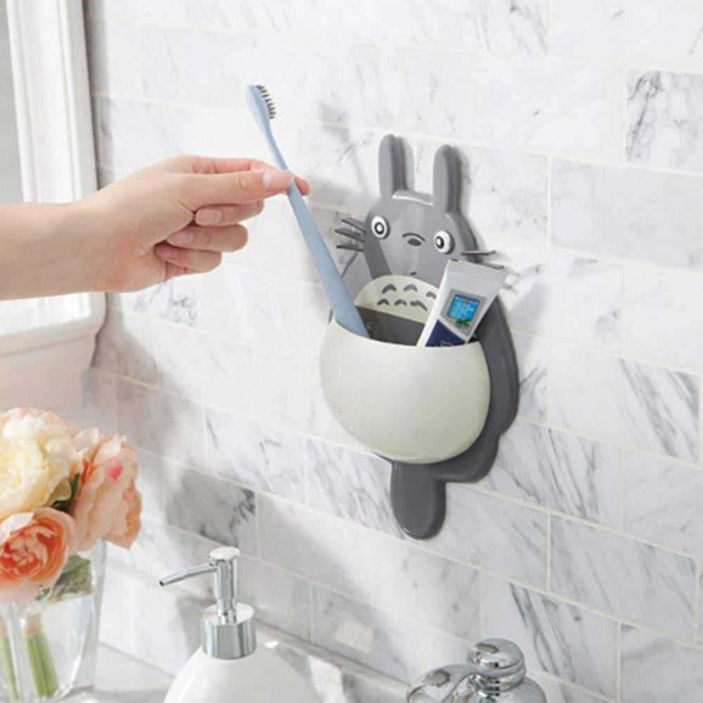 Shaped Toothbrush Wall Mount Holder Sucker Shop kitchen home