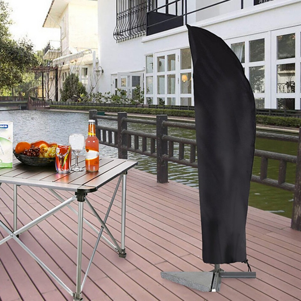 Waterproof Oxford Cloth Outdoor Umbrella Cover Garden Rain Shop kitchen home