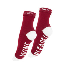 Women's sock"WINE PLEASE"