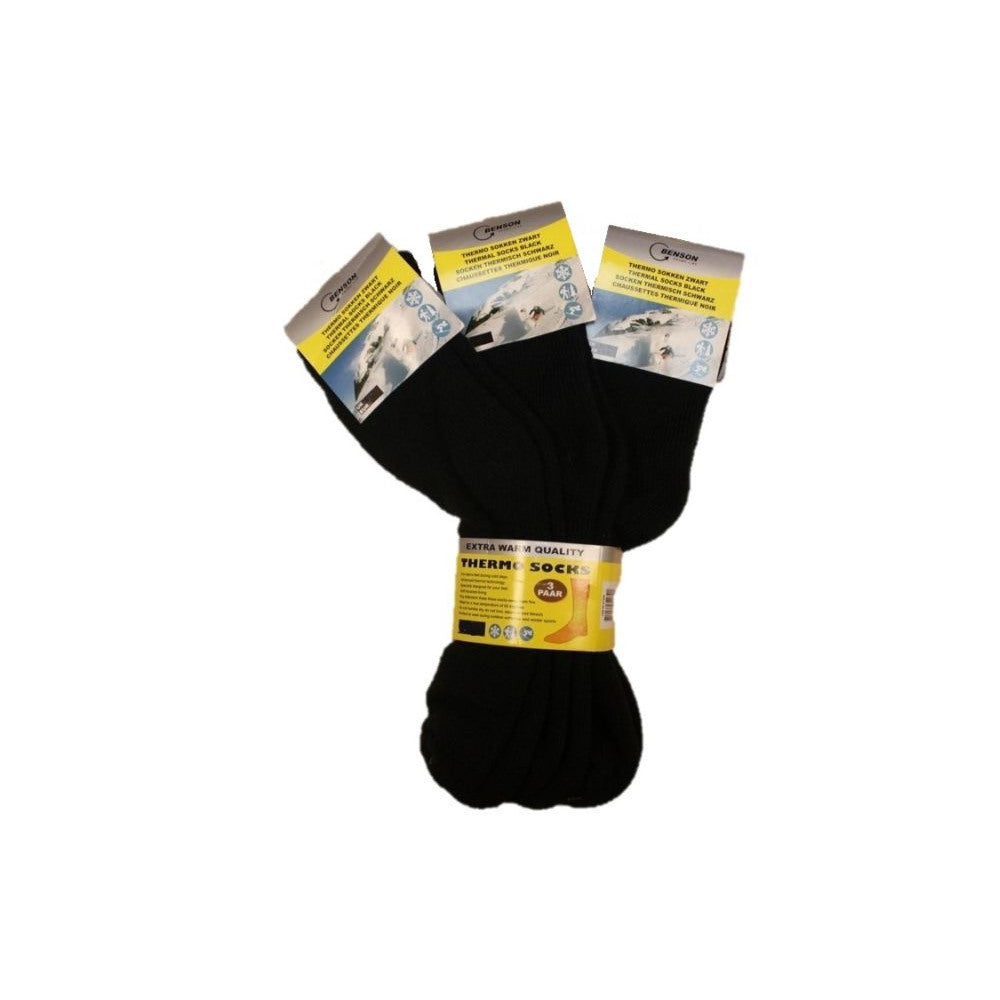 Thermal socks black 3 pair size 39-42 Shop kitchen home