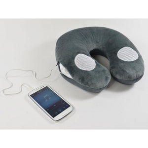 Travel pillow with built-in loudspea