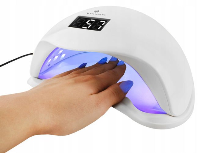 UV LED Nail Lamp For Gel Nail Professional LED Light Lamp Nail Dryer Smart Auto-Sensing Low Heat Model Double Power Fast Manicure Colorful Lamp Shop kitchen home
