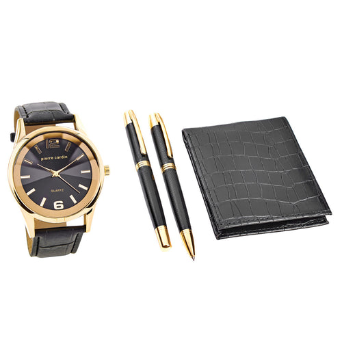 Pierre Cardin Gift Set Clock & Purse & Bal